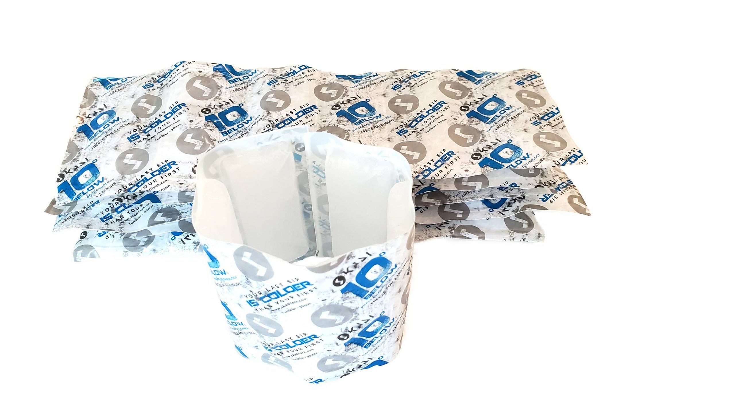 phase-change-freeze-packs-tumbler-stacked Stack of 6 phase change freeze packs
